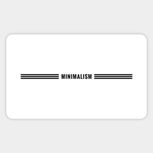 Triple Lined Minimalism (black version) - Minimal DM Magnet